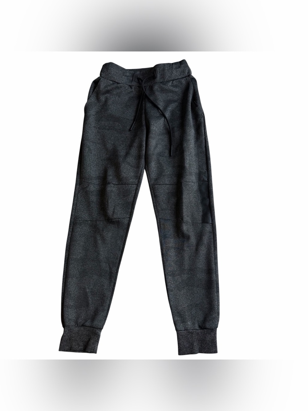 Boys Grey Heathered Jogger Pants Size Small